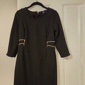 Womens Maternity Size 6 Black Serpahine Dress